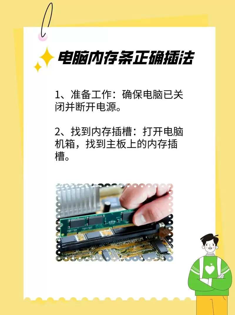 内存条安装注意事项
