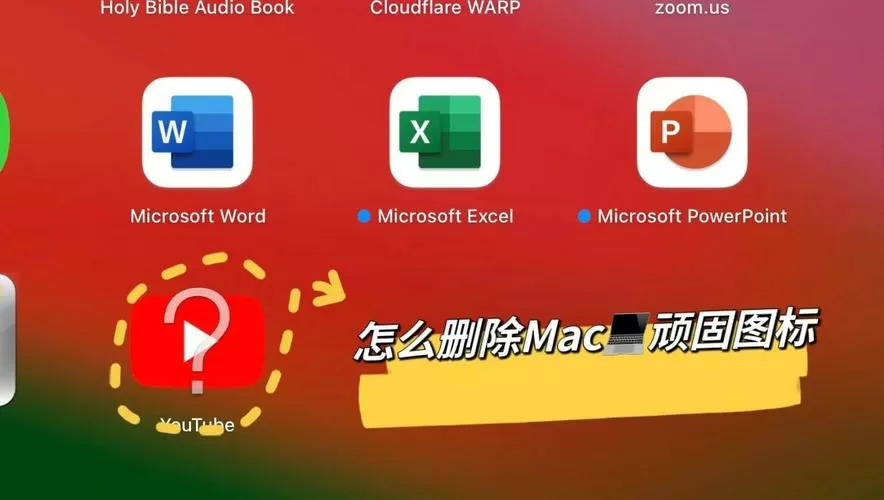 苹果电脑应用程序怎么删除