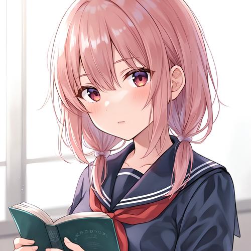 JK漫画粉头头像旧版