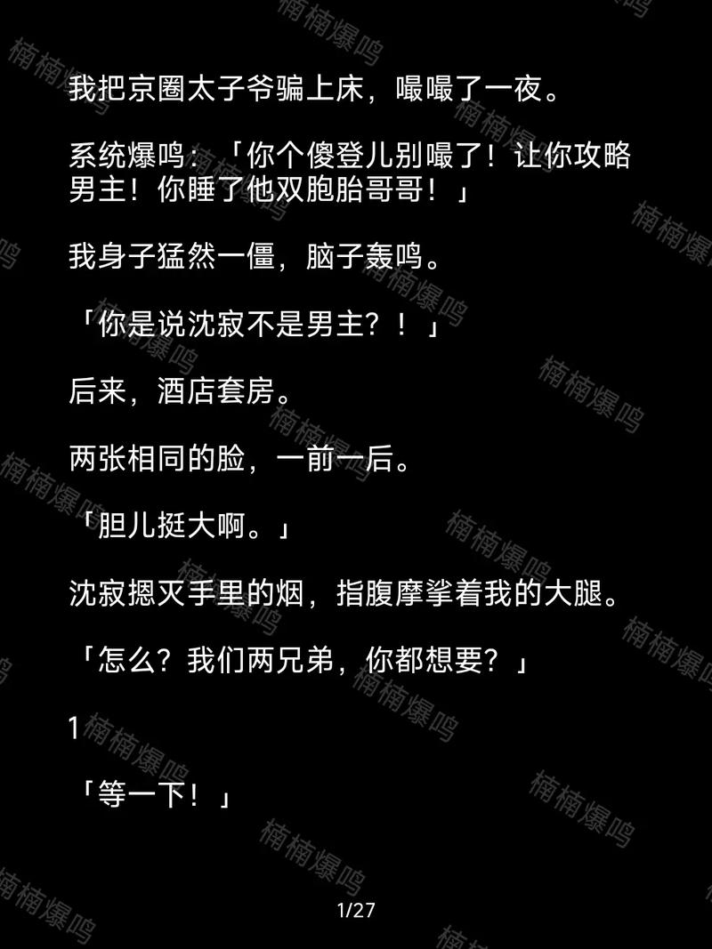 楠木小说作者