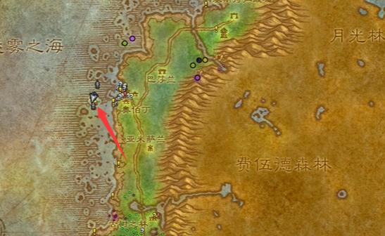 魔兽世界黑海岸怎么去