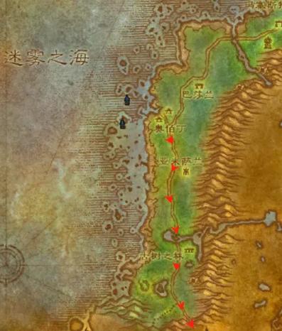 魔兽世界黑海岸怎么去路线和方法是什么