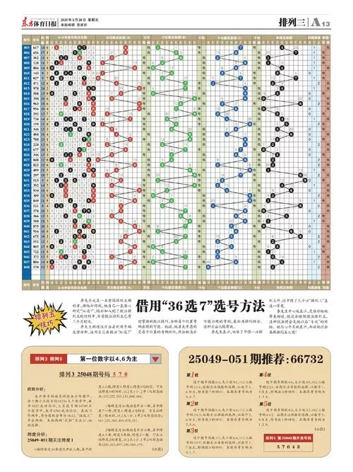 36选7号码要按照顺序吗